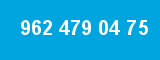 962 479 04 75 962 479 04 75